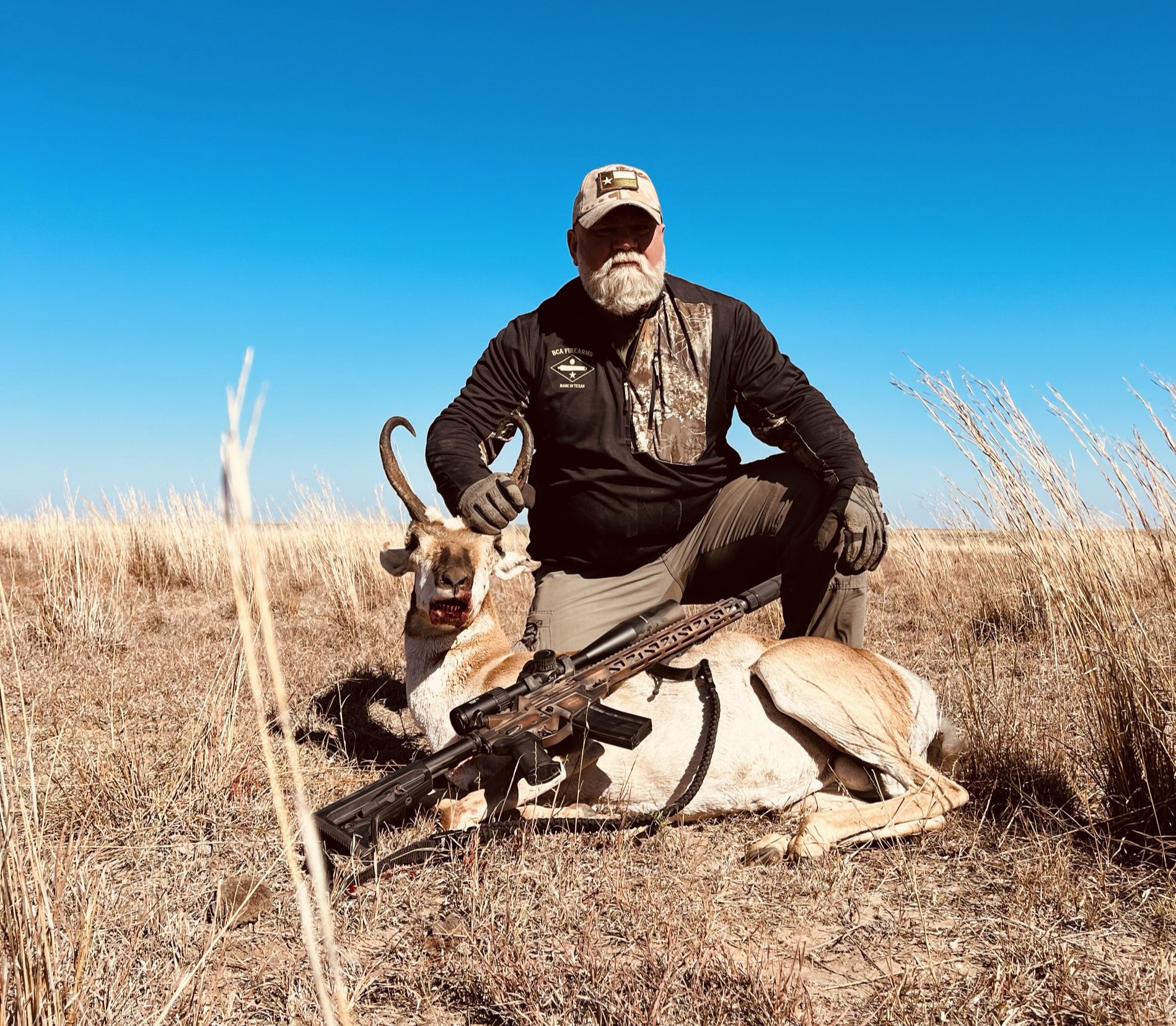 BCA-15 Paladin 6mm ARC rifle with a 16 Inch barrel and Quad 15 handguard, cerakote finished in Leather, equiped with a Magpul MOE SL Carbine stock and showns with a Vortex Viper LHT scope. Precision 6mm Rifle, light weight hunting rifle, match grade carbonfiber barrel.
