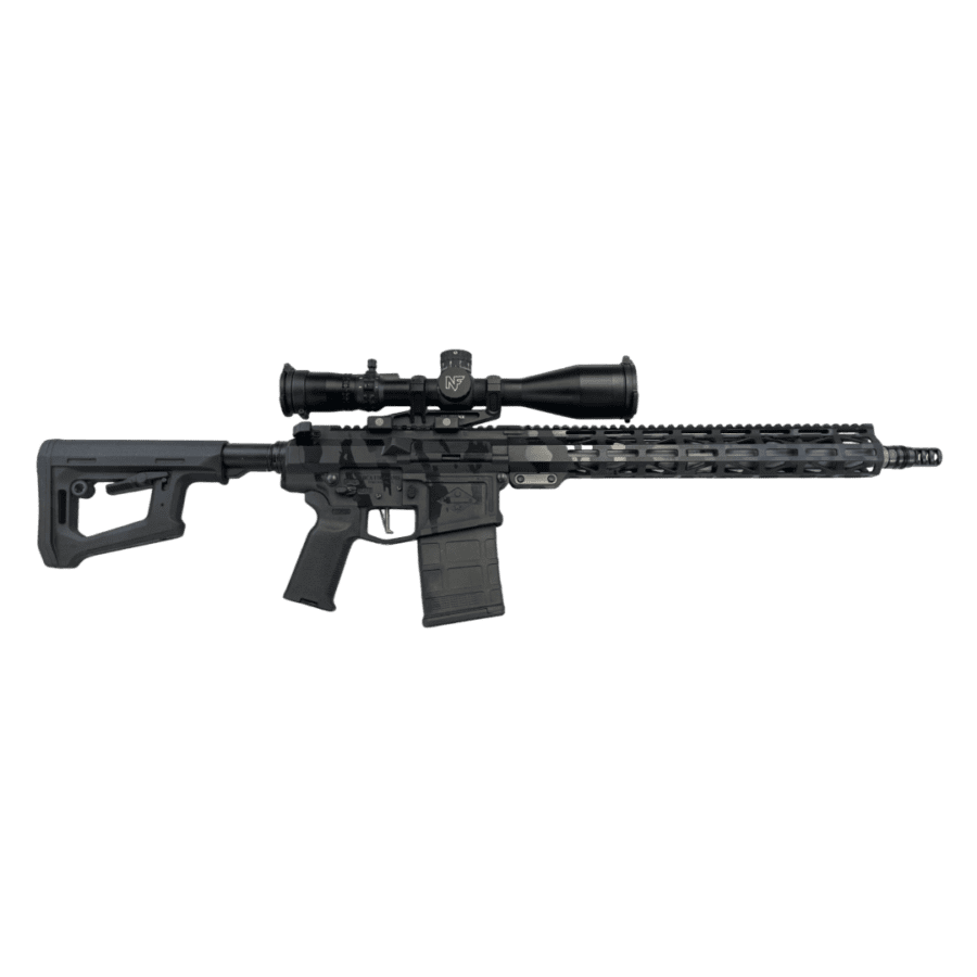 rifle-bca10-sentinel-8.6blk--16-barrel-slim15-obsidian-tiger-stripe-night-force-fort-worth,-tx-right-side-Photoroom